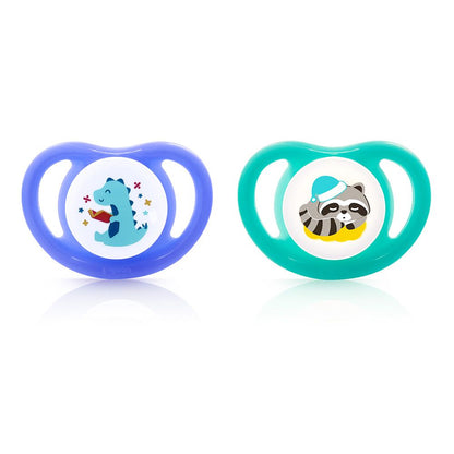 PIGEON MINILIGHT SOFTEST SILICONE BOY PACIFIER 2PCS - L