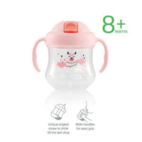 Pigeon Mag Mag Straw Cup Matte Pink - View 2