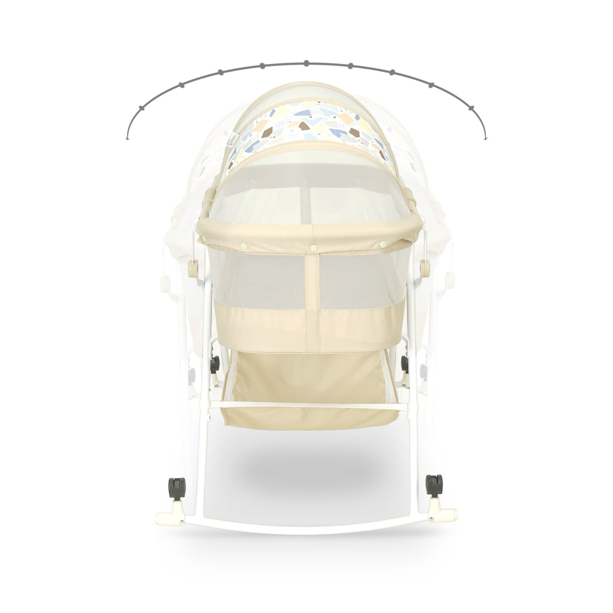 TINNIES PORTABLE BABY CRADLE BEIGE