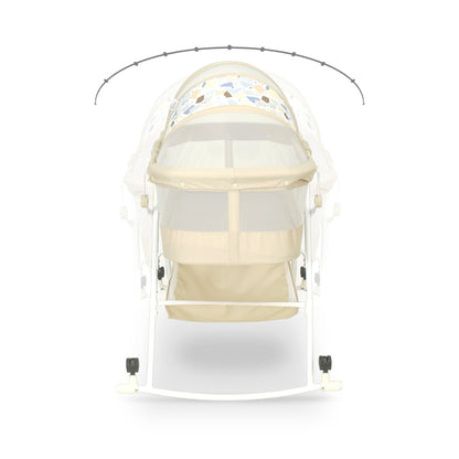 TINNIES PORTABLE BABY CRADLE BEIGE