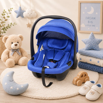 TINNIES INFANT BABY CARRIER CAR SEAT BLUE