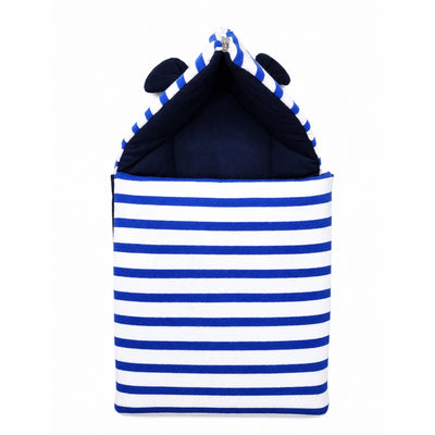 Baby Carry Nest Blue & White Striped