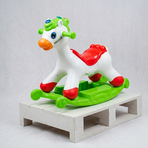 2-in-1 Happy Rocking Pony & Toddler Ride-On Toy Zubaidas