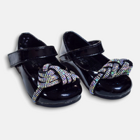 Baby Girls Fancy Pump Black - View 2