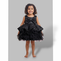 Girls Fancy Frock Bow Style Zubaidas - View 1