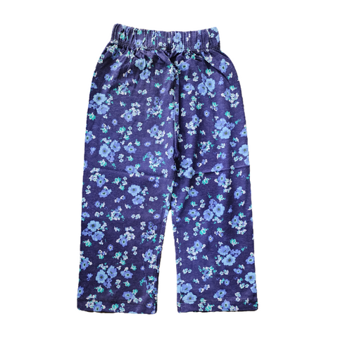 Little Bloom Girls Blue Floral Pajama Set Zubaidas