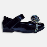 Baby Girls Fancy Pump Black