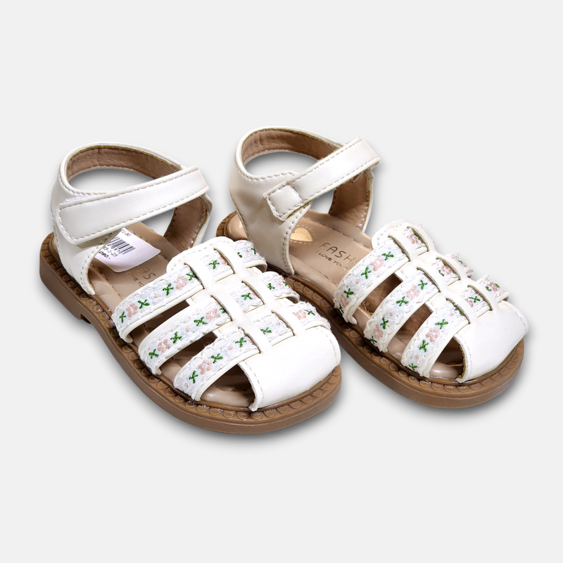 Girls Sandal White Zubaidas