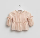 Girls Bow Sleeve Party Top Zubaidas