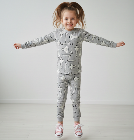 Little Astronaut Unisex Night Suit 2-Piece Sleepwear Zubaidas