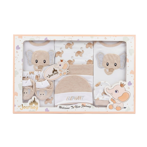 Elephant Print Baby Essentials Gift Set Zubaidas