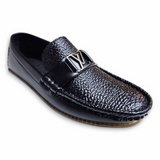 Boys Loafer Black Faux Leather style Shoes