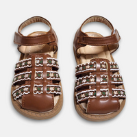 Girls Sandal Brown Zubaidas 04000570 - View 5