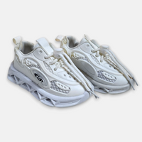 Girls Joggers White - View 3