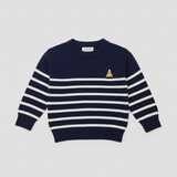 Boys Full Sleeves Sweater  Stripes Textured Zubaidas