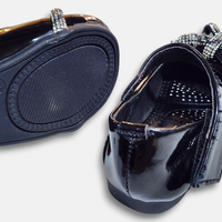 Baby Girls Fancy Pump Black - View 3