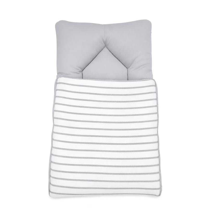 Baby Carry Nest Striped Soft Grey