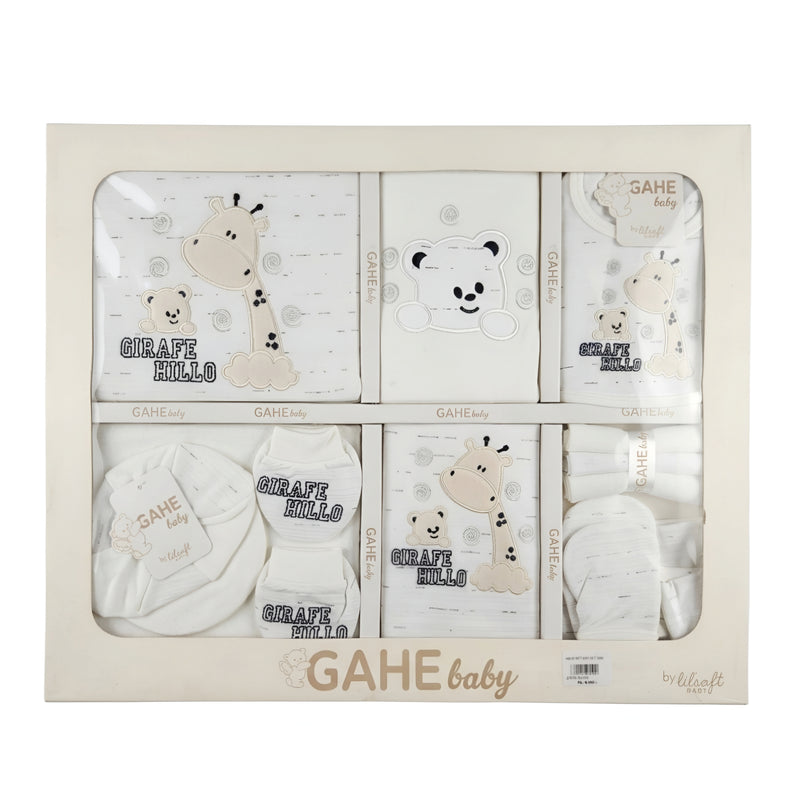 Premium Newborn Gift Set – Giraffe & Bear Collection Zubaidas