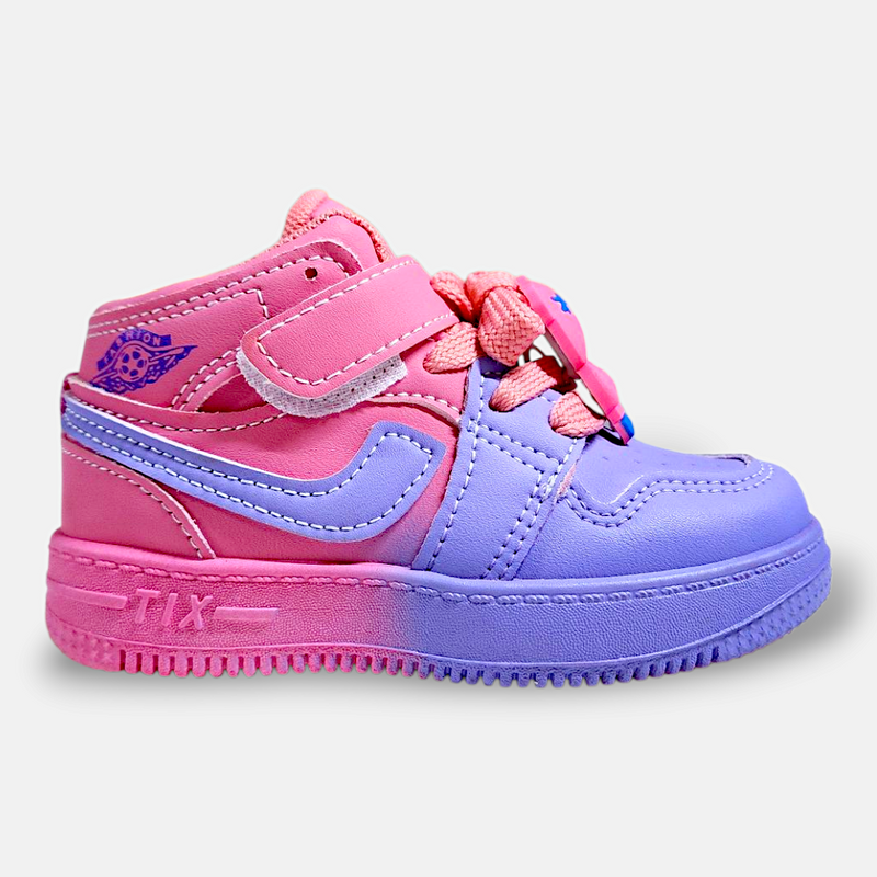 Girls Bear Charm Sneakers