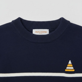 Boys Full Sleeves Sweater  Stripes Textured Zubaidas