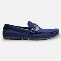 Boys Loafer Blue buckle style - View 1