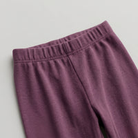 Premium Soft Stretch Cotton Leggings for Girls Plum - Deep Mauve Zubaidas - View 2