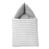 Baby Carry Nest Striped Soft Grey - View 1