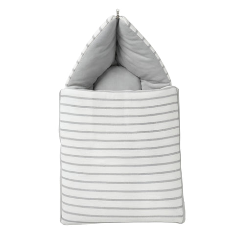 Baby Carry Nest Striped Soft Grey