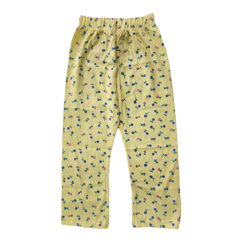 Floral Kingdom Peach & Yellow Pajama Set Zubaidas