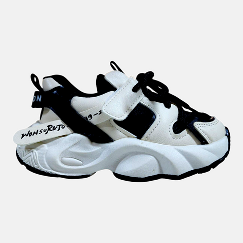 Boys Sneakers Black & White