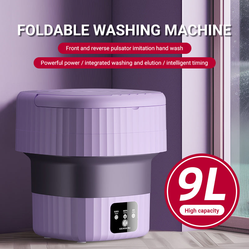 Foldable Mini Washer and Dryer Automatic Washing Machine