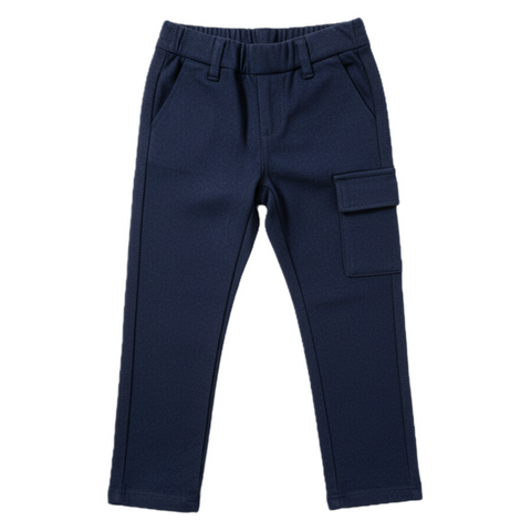 Boys Comfort-Fit Casual Cargo Trousers Zubaidas