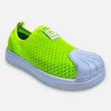 Girls Canvas Shoes Lime Green