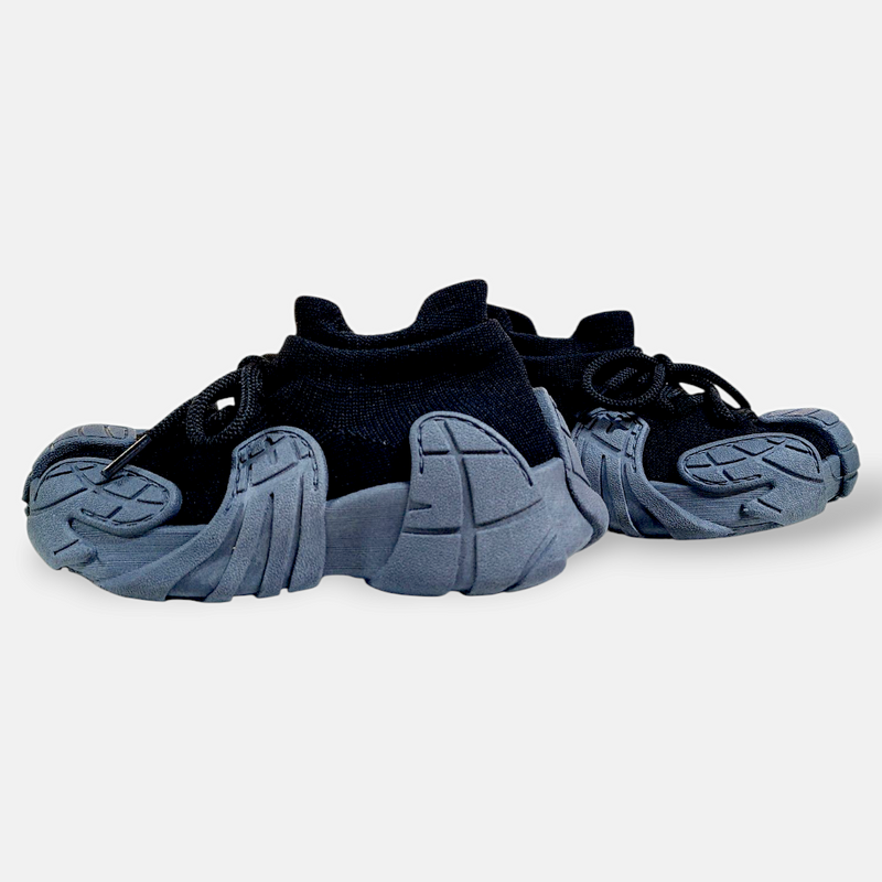 Boys Sneakers Black High Grip Sole