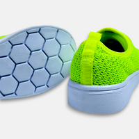 Girls Canvas Shoes Lime Green - View 5