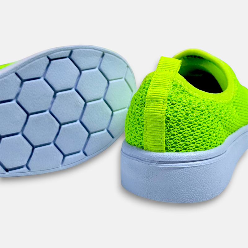 Girls Canvas Shoes Lime Green