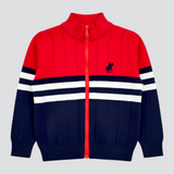 Boys Zipper Sweater Full Sleeves Zubaidas