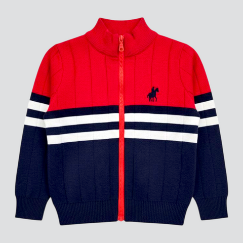 Boys Zipper Sweater Full Sleeves Zubaidas