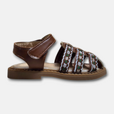 Girls Sandal Brown