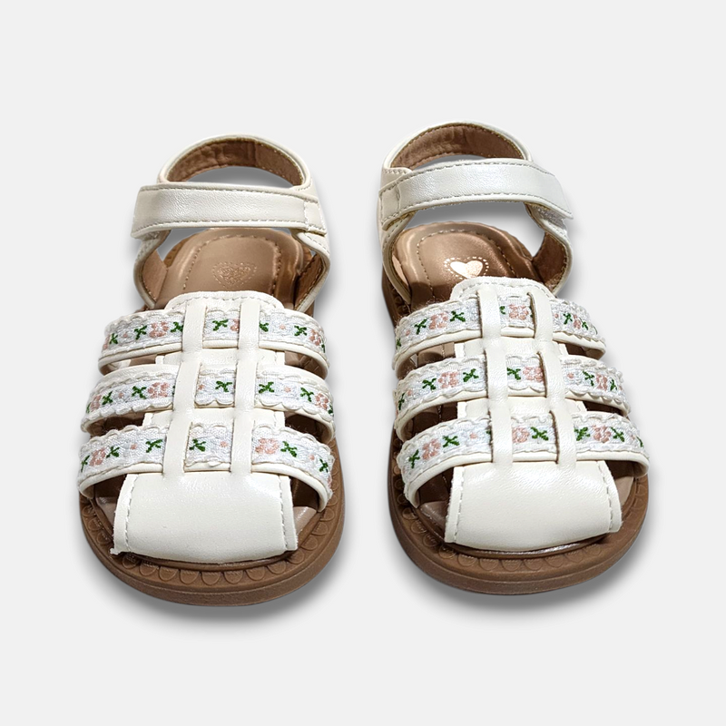 Girls Sandal White Zubaidas