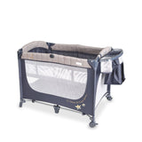 Drop Side Play Pen Blue T302