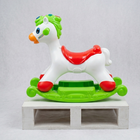 Kids Rocking Horse Ride-On Toy with Music & Interactive Buttons | Baby Rocker (12+ Months)