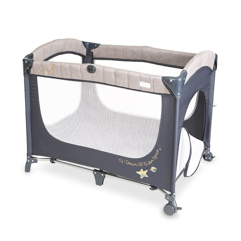 Drop Side Play Pen Blue T302