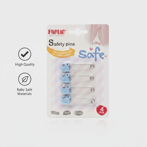 Safety Pins with Animal Shaped Head 4 Piece Set Zubaidas