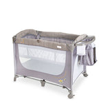 Drop Side Play Pen Grey T302
