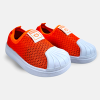 Girls Canvas Shoes Lime Green - View 4