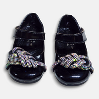 Baby Girls Fancy Pump Black - View 5