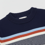 Boys Full Sleeves Sweater  Stripes Textured Zubaidas