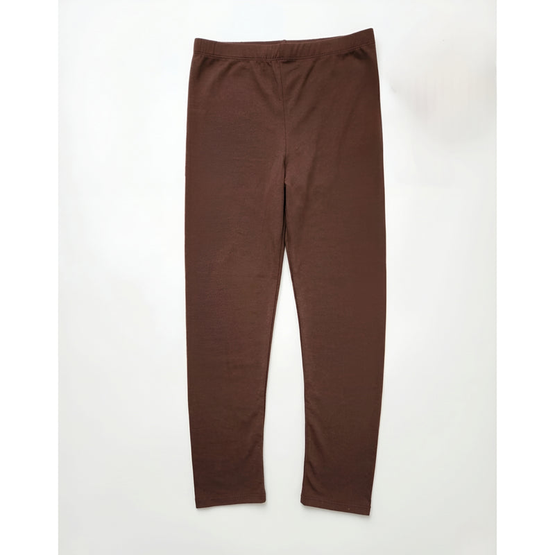 Premium Soft Stretch Girls Leggings (Brown) Zubaidas l