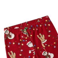 Girls Character Print Leggings - Red Zubaidas - View 2